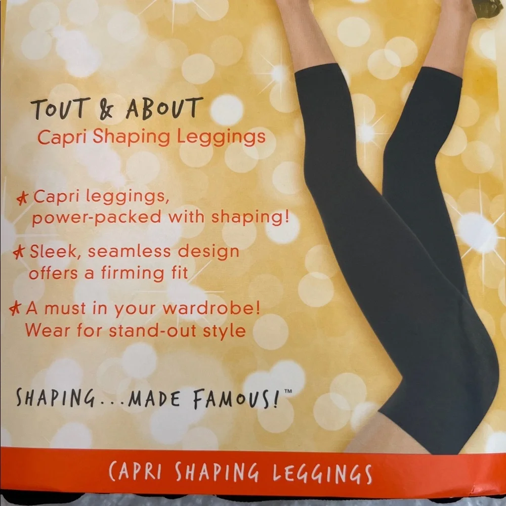 SPANX Black Capri Shaping Leggings - Picture 3 of 7
